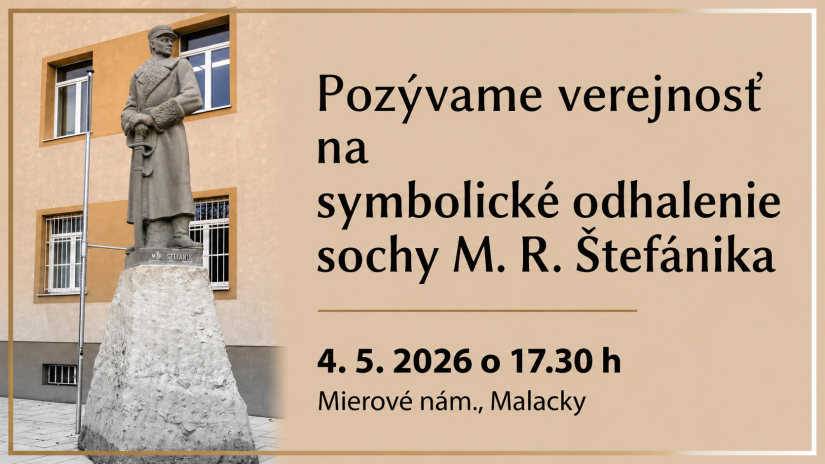Symbolické odhalenie sochy M. R. Štefánika