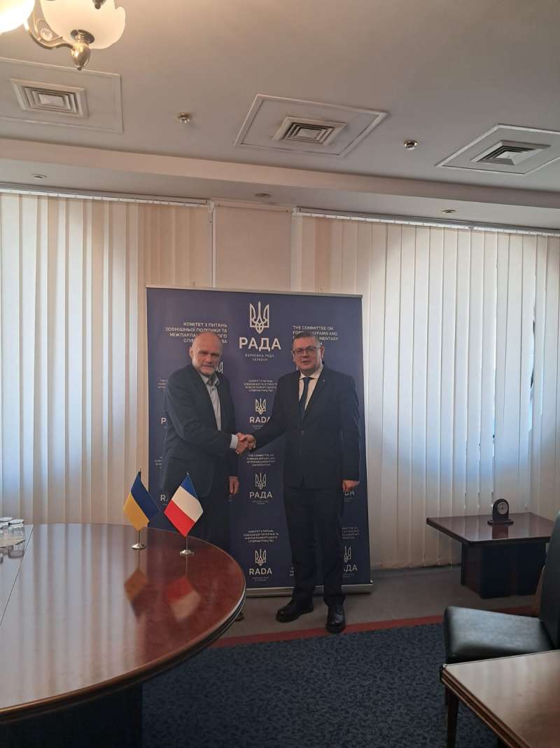 Україна та Франція розвивають міжпарламентський діалог: Олександр Мережко провів робочу зустріч з Фредеріком Петі