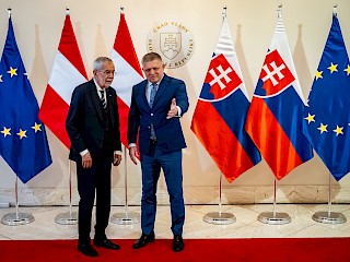 Predseda vlády SR Robert Fico rokoval s rakúskym prezidentom Alexandrom Van der Bellenom