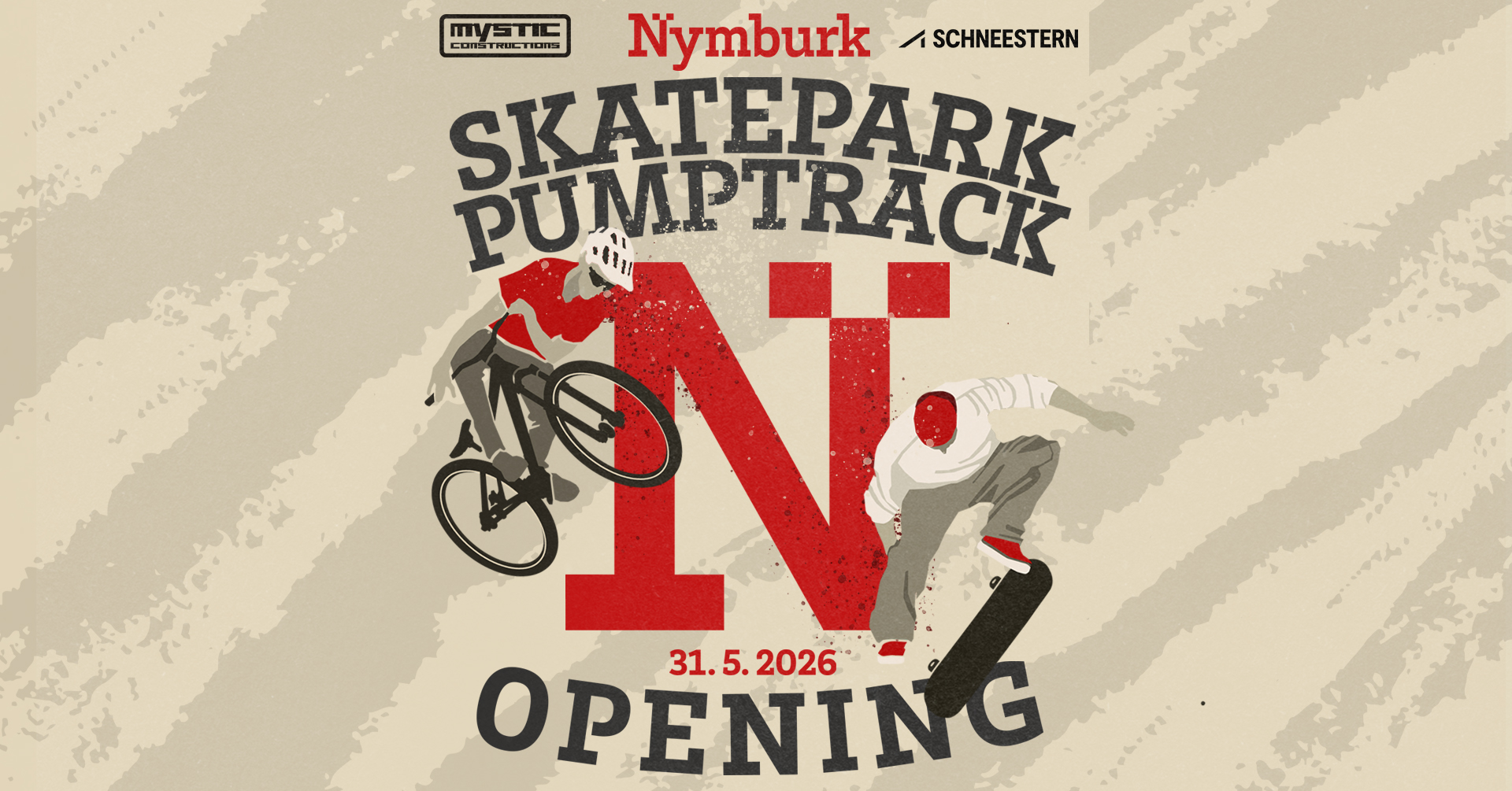 Město Nymburk otevře nový skatepark a pumptrack. Splněný sen jezdců se stává skutečností