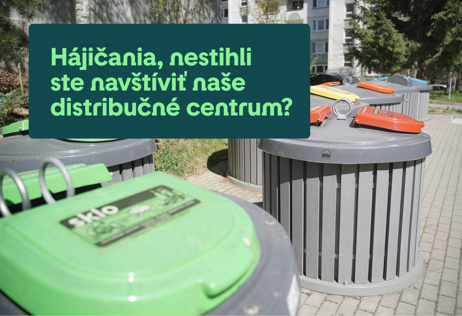 Moderné triedenie odpadu na Hájiku