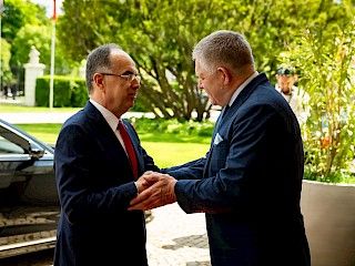 Predseda vlády SR Robert Fico sa stretol s prezidentom Albánska Bajramom Begajom