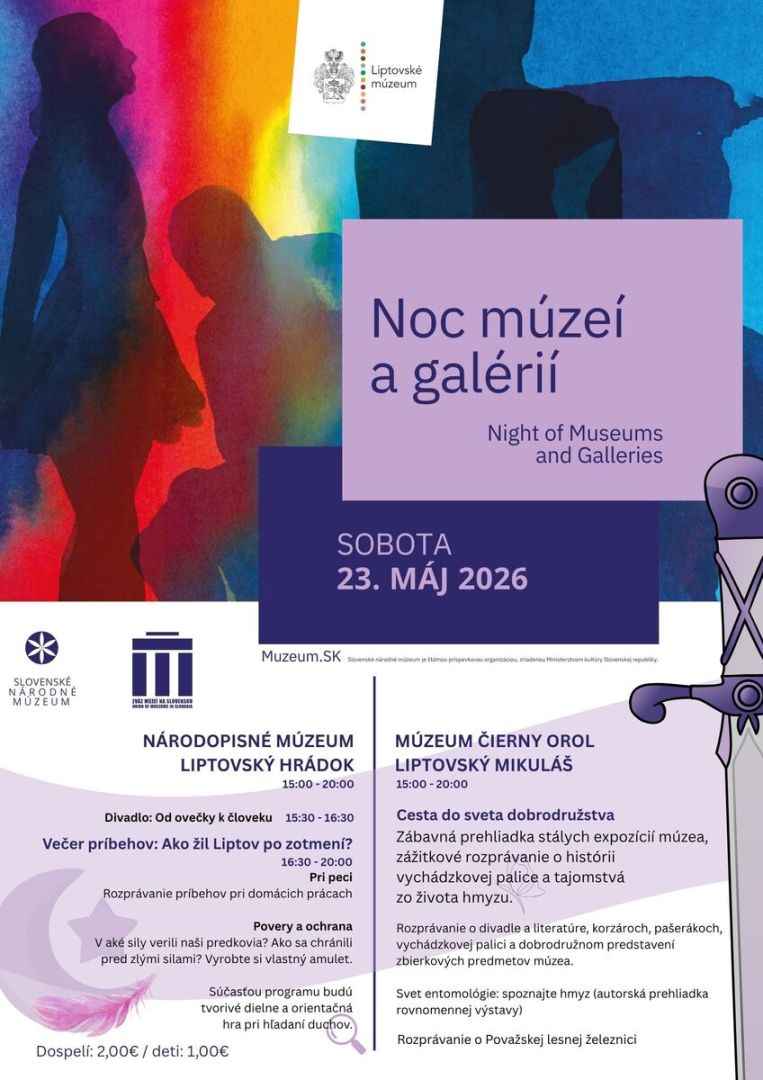 NOC MÚZEÍ NA LIPTOVE: KEĎ HISTÓRIA ZAČNE ROZPRÁVAŤ SVOJE PRÍBEHY