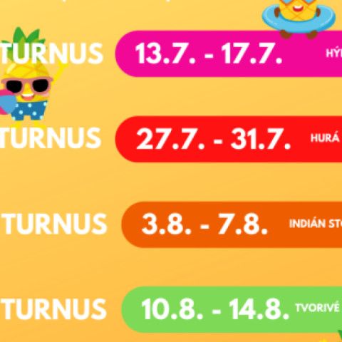 Letné tábory CVČ Senica: Voľné miesta sú ešte k dispozícii