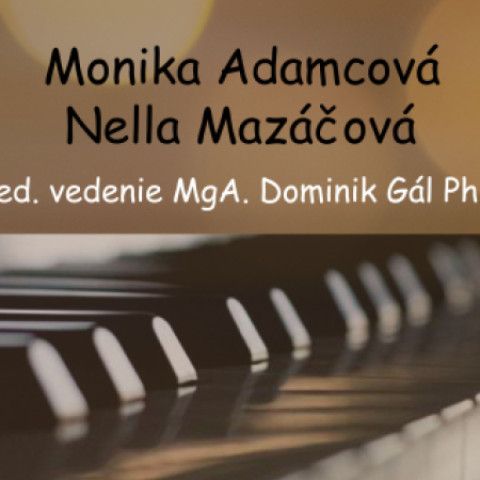 Klavírny koncert poslucháčov JAMU v Brne v Senici