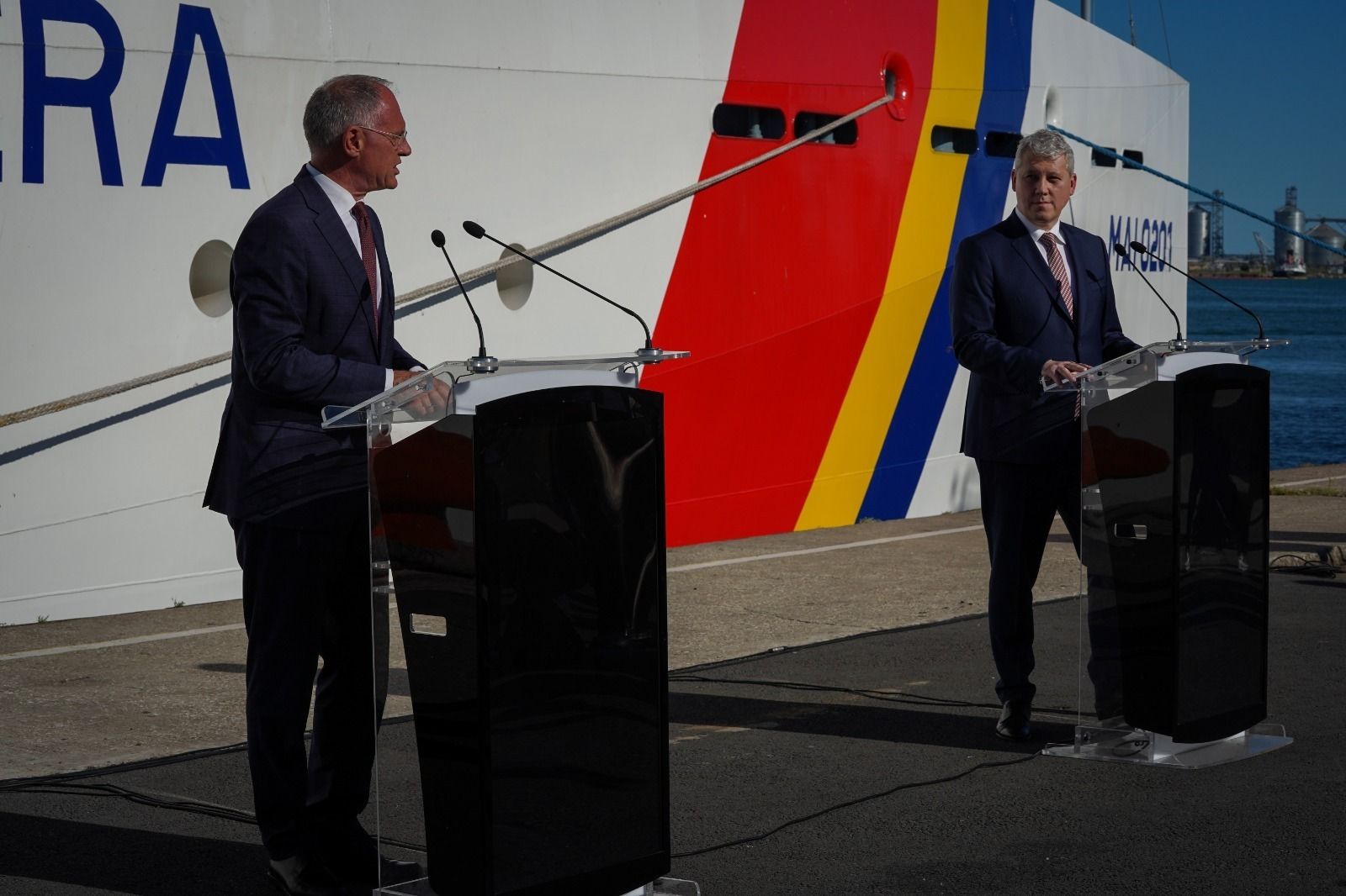 Conferință de presă susținută de ministrul Afacerilor Interne, Cătălin Predoiu și ministrul Federal de Interne al Austriei, Gerhard Karner