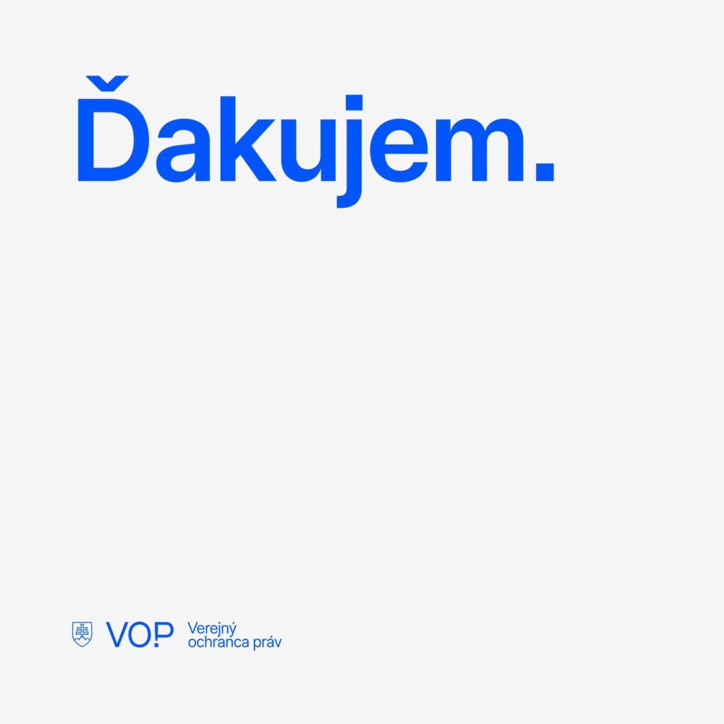 Ďakujem.