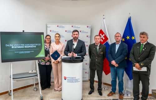 Agrosektor dostane ďalšiu podporu. Ministerstvo vyhlásilo výzvy za 900-tisíc eur zo štátneho rozpočtu
