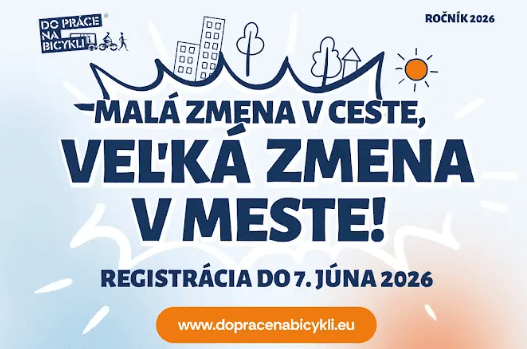 Začala sa súťaž Do práce na bicykli 2026. Ešte stále sa môžete zapojiť