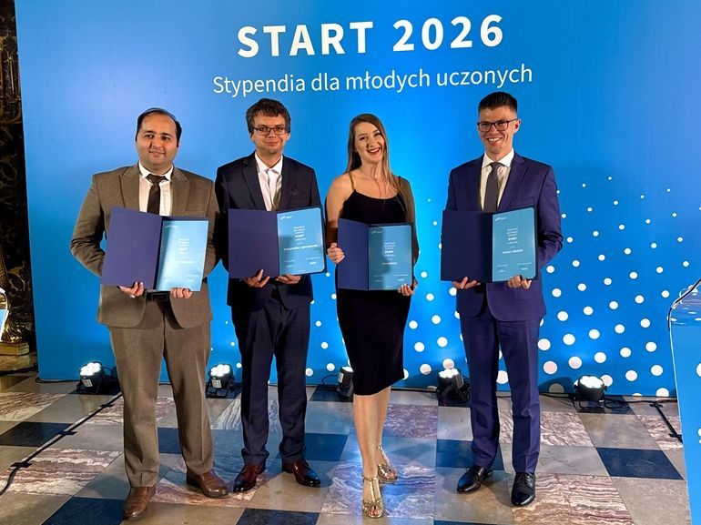 Młodzi naukowcy Politechniki Śląskiej ze stypendiami START Fundacji na rzecz Nauki Polskiej
