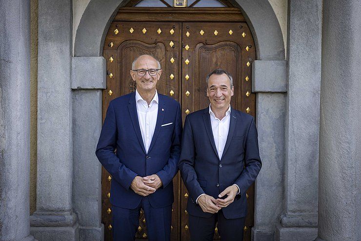 Achse in die Schweiz