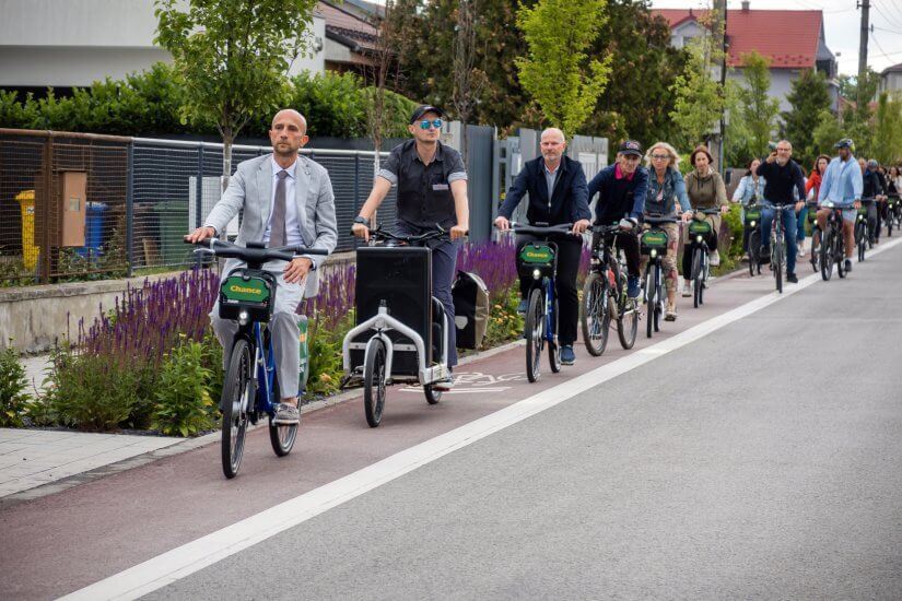 Malacky na európskej cyklomape