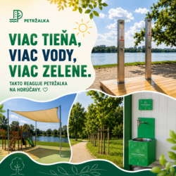 Viac tieňa, viac vody, viac zelene