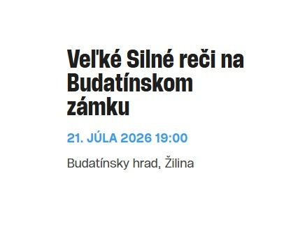 Silné reči