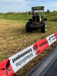 ASP-Schutzzäune geschlossen halten