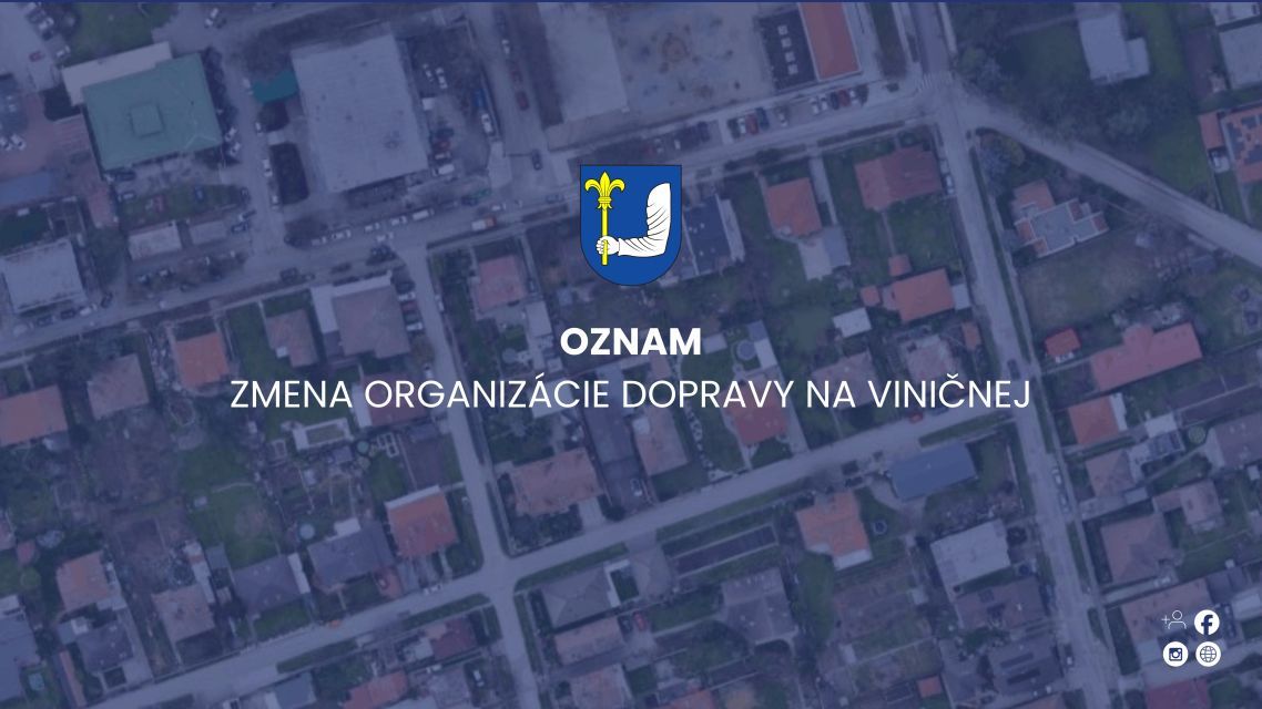 Zmena organizácie dopravy na Viničnej