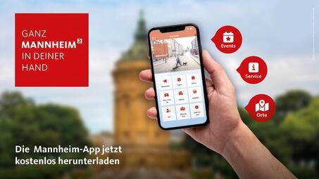 Neu in der Mannheim-App: Jeden Monat eine Stadtführung mit Rabatt
