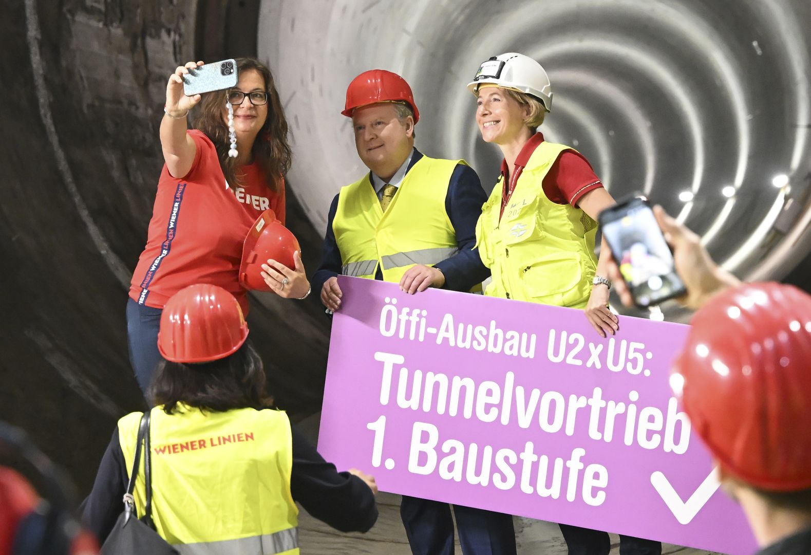 Meilenstein beim Öffi-Ausbau U2xU5: Tunnelvortriebsarbeiten für den gesamten 1. Bauabschnitt erfolgreich abgeschlossen