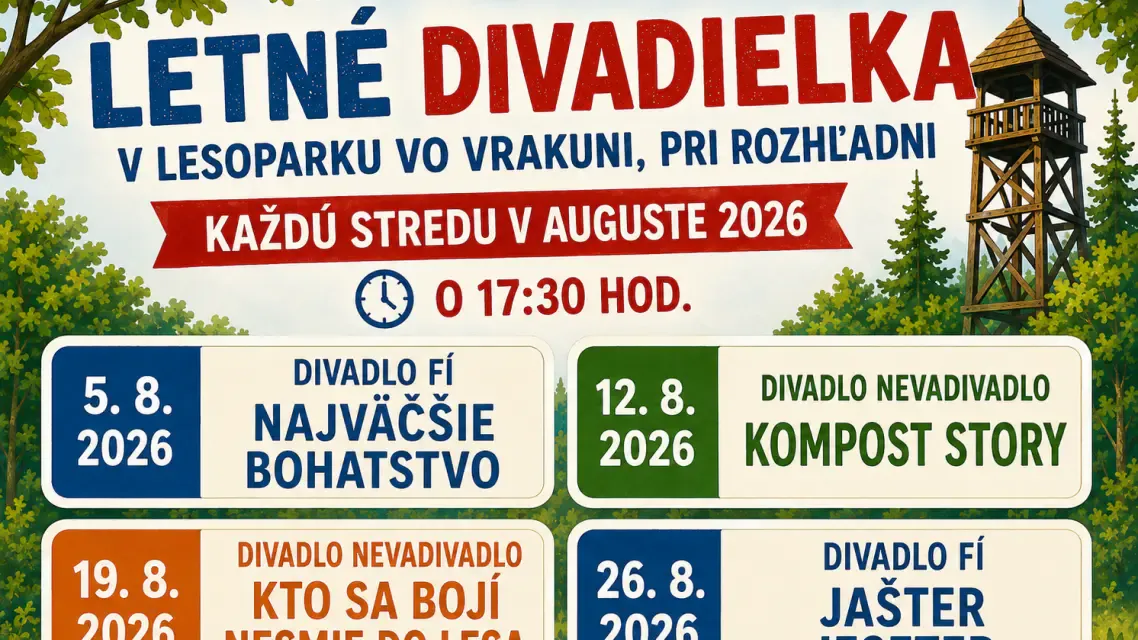 Letné divadielka vo Vrakuni
