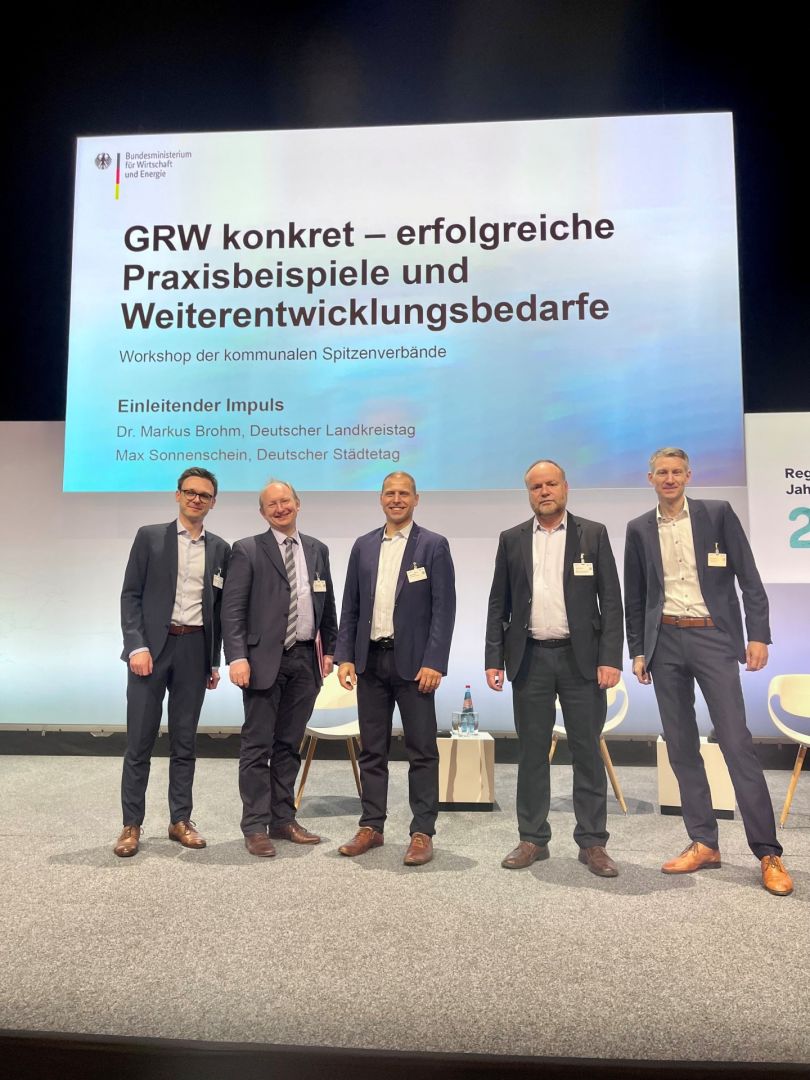 DStGB richtete GRW-Workshop auf Regionalpolitischer Jahrestagung des BMWE aus