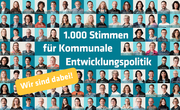 Aktion „1000 Stimmen für kommunale Entwicklungspolitik“ – lokales Engagement mit globaler Wirkung