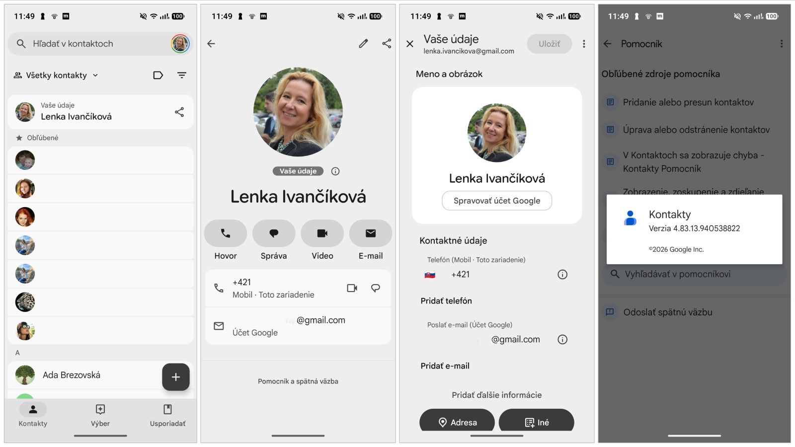 Google pripravuje užitočnú zmenu v Kontaktoch. Všetko vybavíte jediným klepnutím