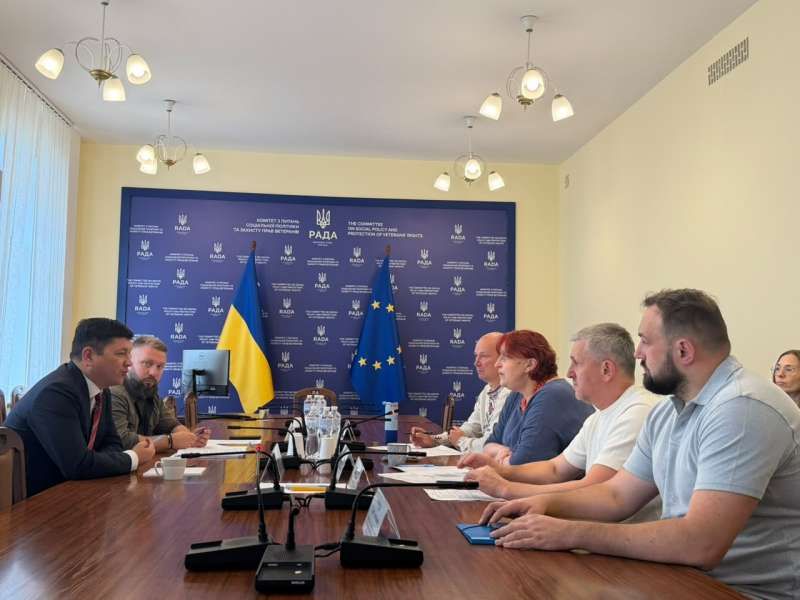 У Комітеті відбулася робоча зустріч з новопризначеним Міністром у справах ветеранів України щодо основних напрямів державної ветеранської політики