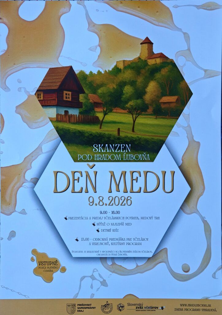 Deň medu - SKANZEN POD HRADOM ĽUBOVŇA