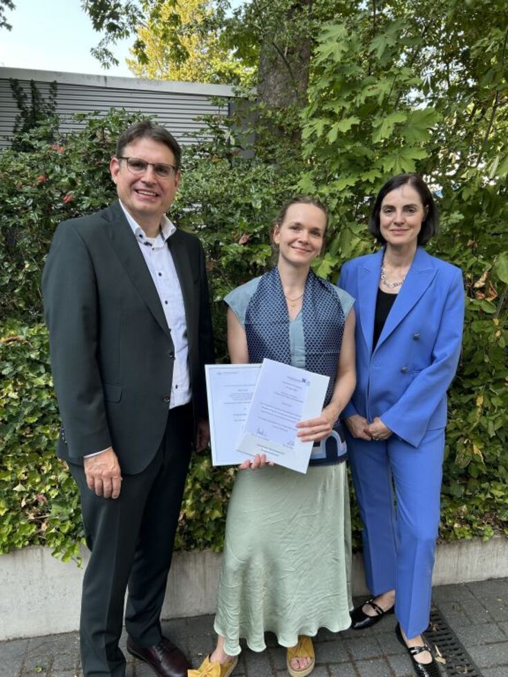 Preise für exzellente Abschlussarbeiten im Fachbereich Textil- und Bekleidungstechnik