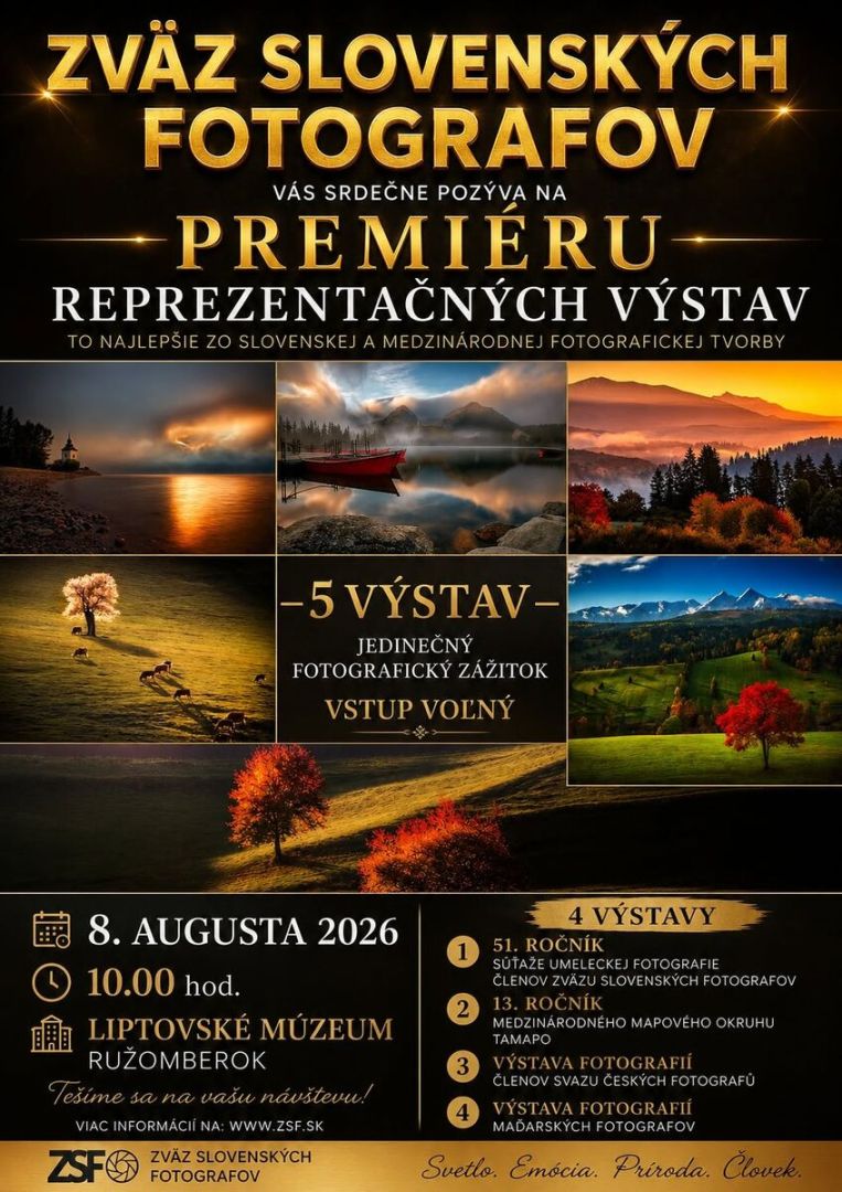 LIPTOVSKÉ MÚZEUM PRIVÍTA NAJVÄČŠIE FOTOGRAFICKÉ PODUJATIE TOHTO LETA