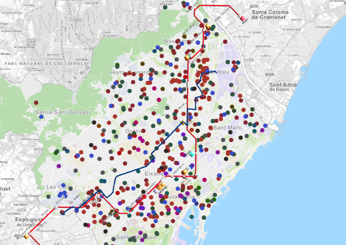 TMB connecta la ciutadania amb els més de 500 refugis climàtics de la ciutat