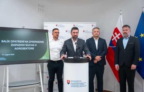 Ministerstvo predstavuje pomoc poľnohospodárom zasiahnutým suchom. Už v septembri bude do sektora smerovať 200 miliónov eur