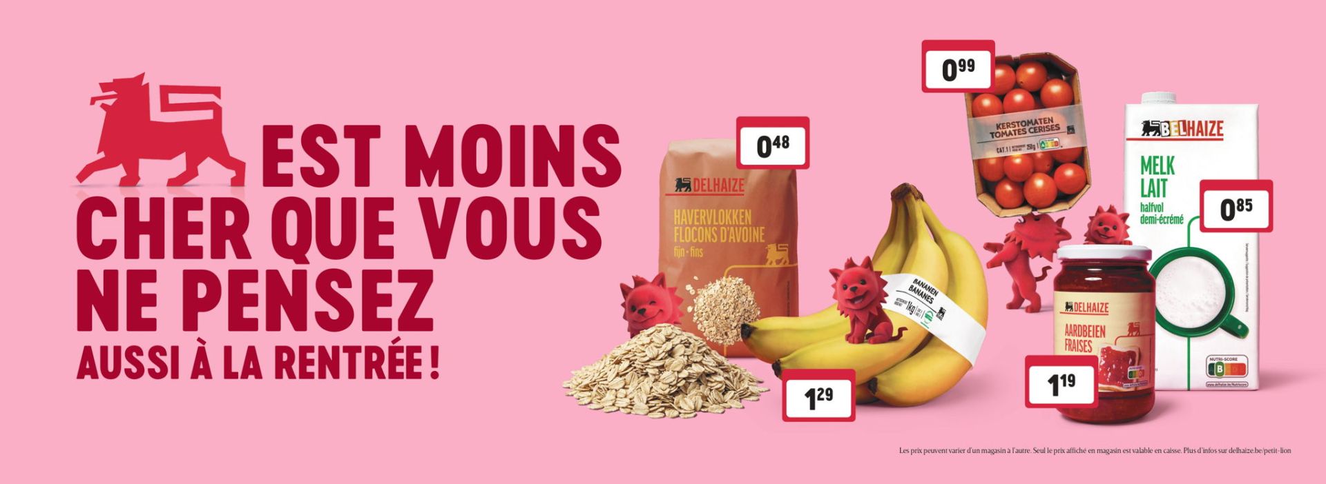 De la boîte à lunch au goûter, Delhaize aide les familles à démarrer l'année scolaire du bon pied et à moindre coût