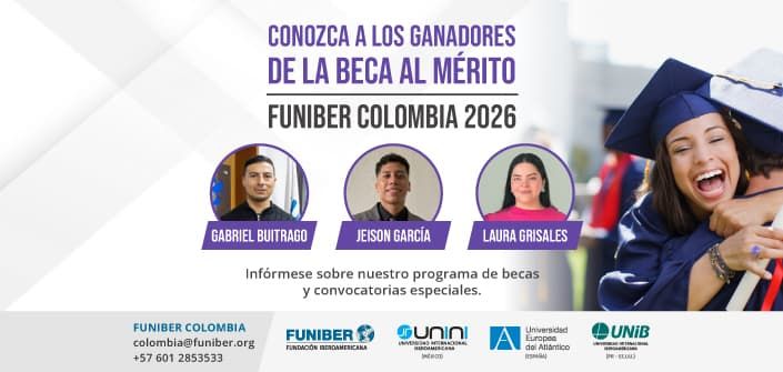 Conoce a los seleccionados de la Beca al Mérito 2026 de FUNIBER Colombia