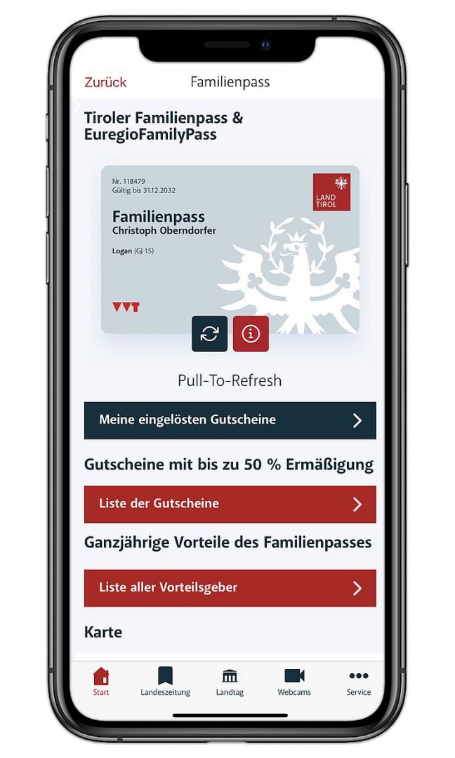 Reminder: Aktiv im Sommer mit dem Tiroler Familienpass und der Tiroler Jugendkarte