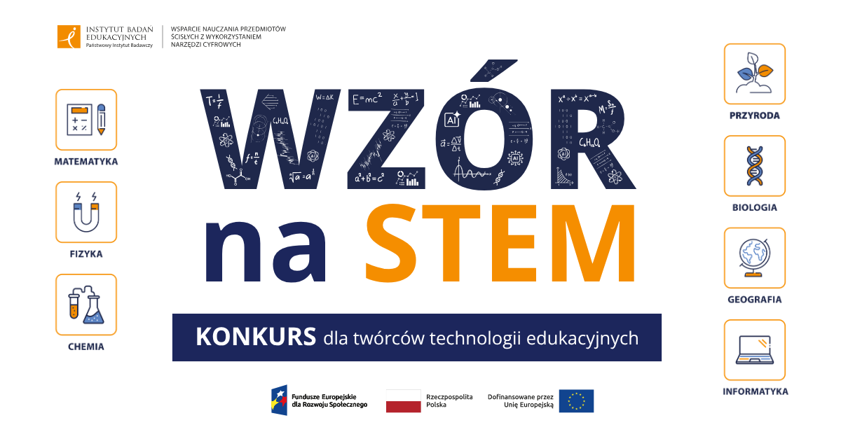 "Wzór na STEM". Konkurs IBE PIB dla twórców technologii edukacyjnych