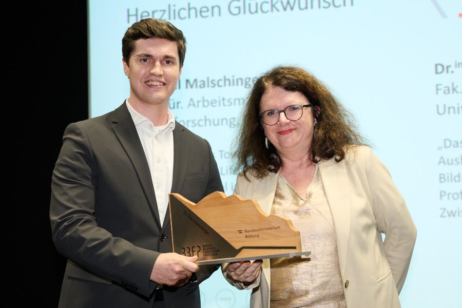 Paul Malschinger mit dem Österreichischen Berufsbildungsforschungspreis 2026 ausgezeichnet