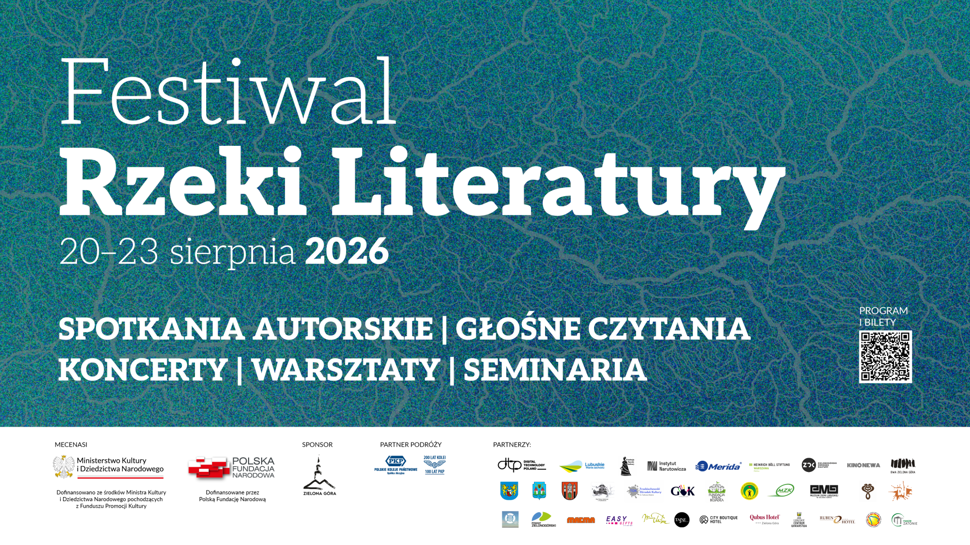 PKP S.A. „Partnerem Podróży” festiwalu Rzeki Fundacji Olgi Tokarczuk