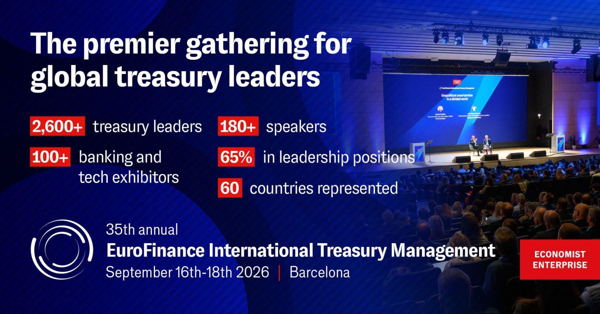 EuroFinance International Treasury Management 2026: Už o pár týždňov v Barcelone
