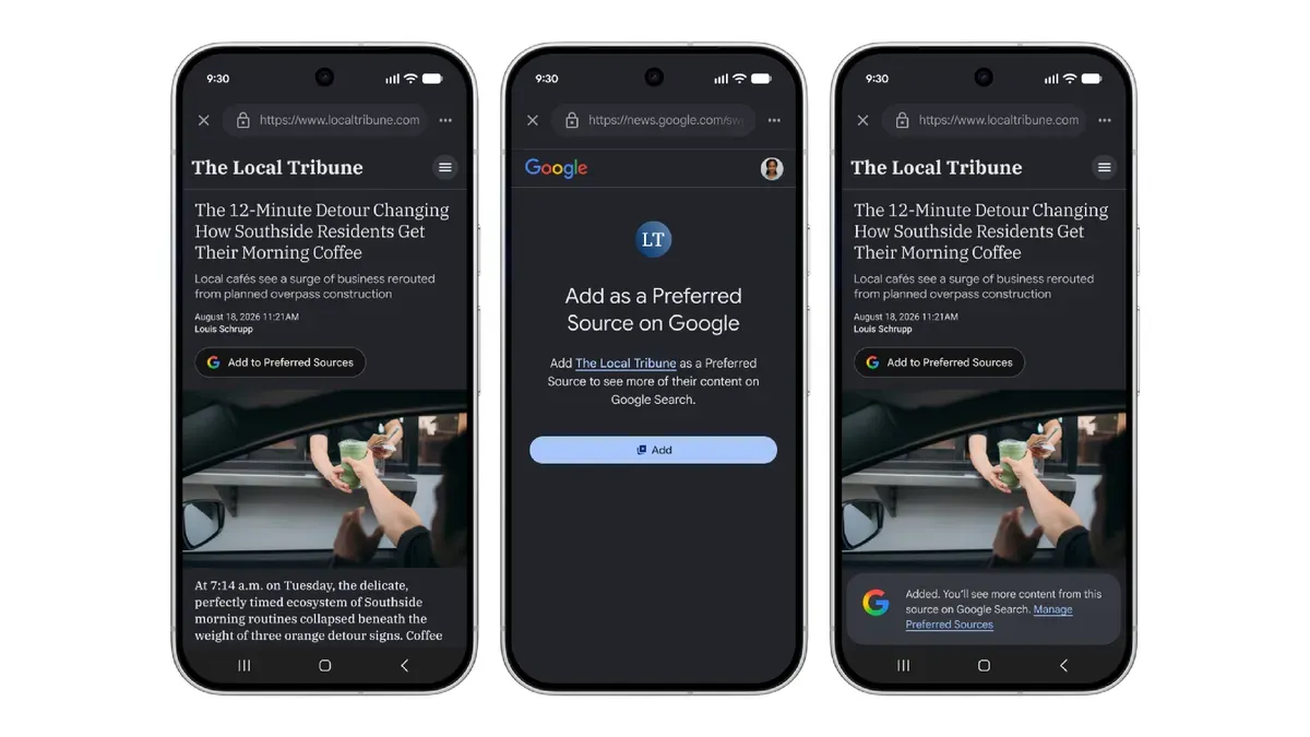 Personalize the content you see on Search, Discover, and News