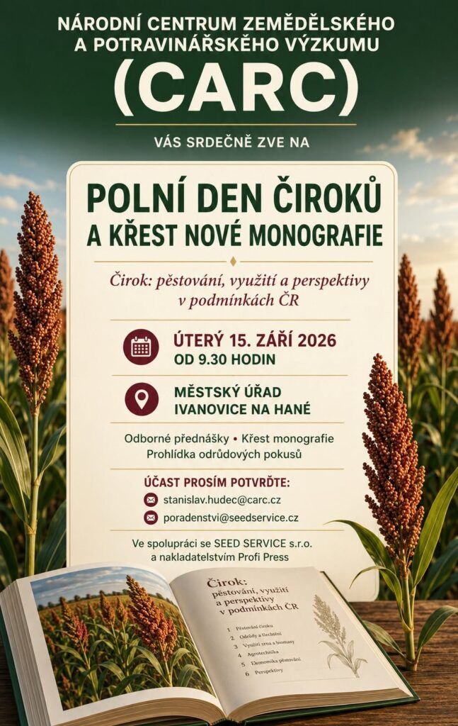 „Polní den čiroků“, Ivanovice na Hané, 15. 9. 2026