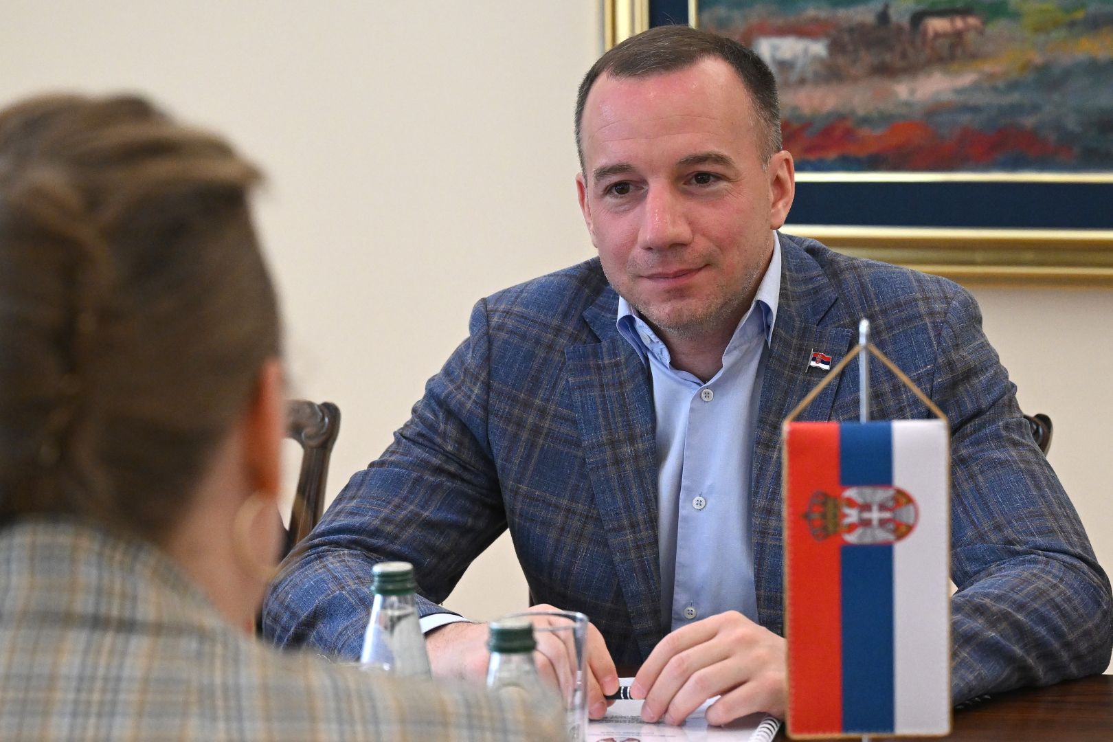 Јовић са шефицом политичког одељења у Амбасади САД