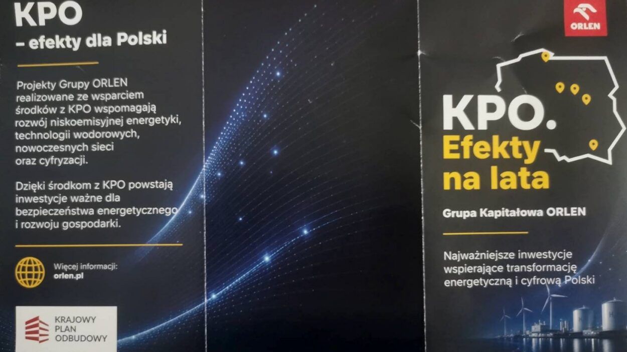 Czego na propagandowej ulotce Orlenu nie widać