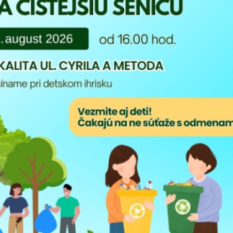 Občania sa môžu zapojiť do upratovania sídliska Cyrila a Metoda