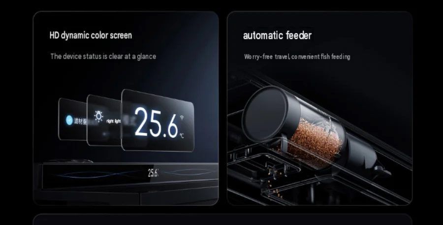 Xiaomi smart akvárium ponúka LCD displej aj technologické vychytávky