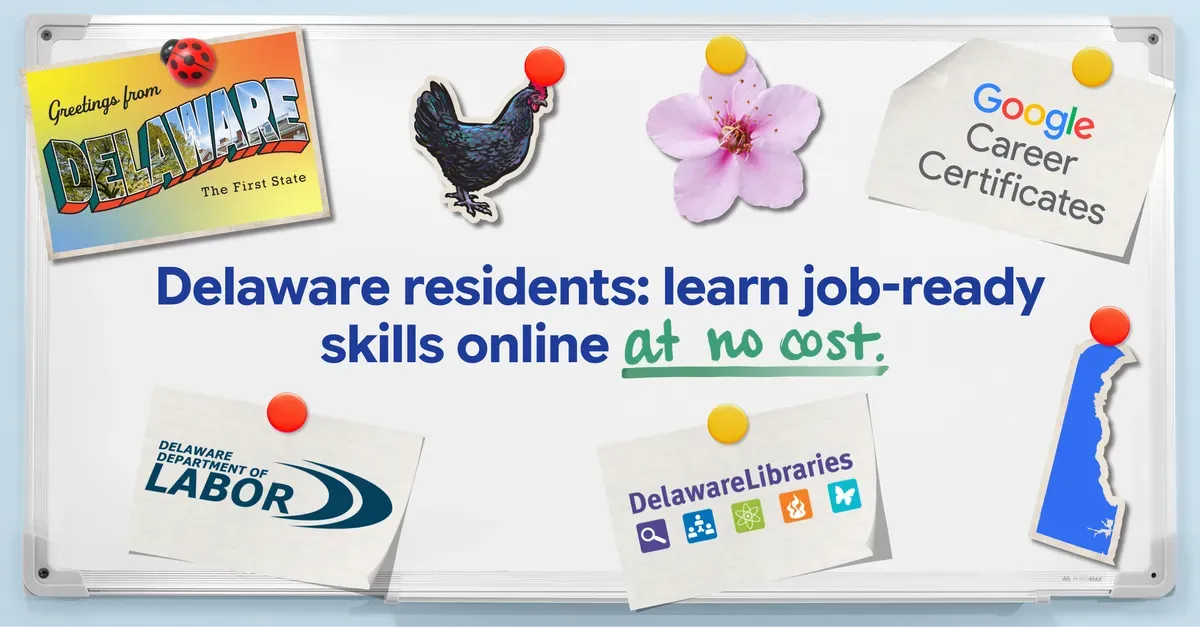 We’re partnering with the State of Delaware to provide free AI and career training.