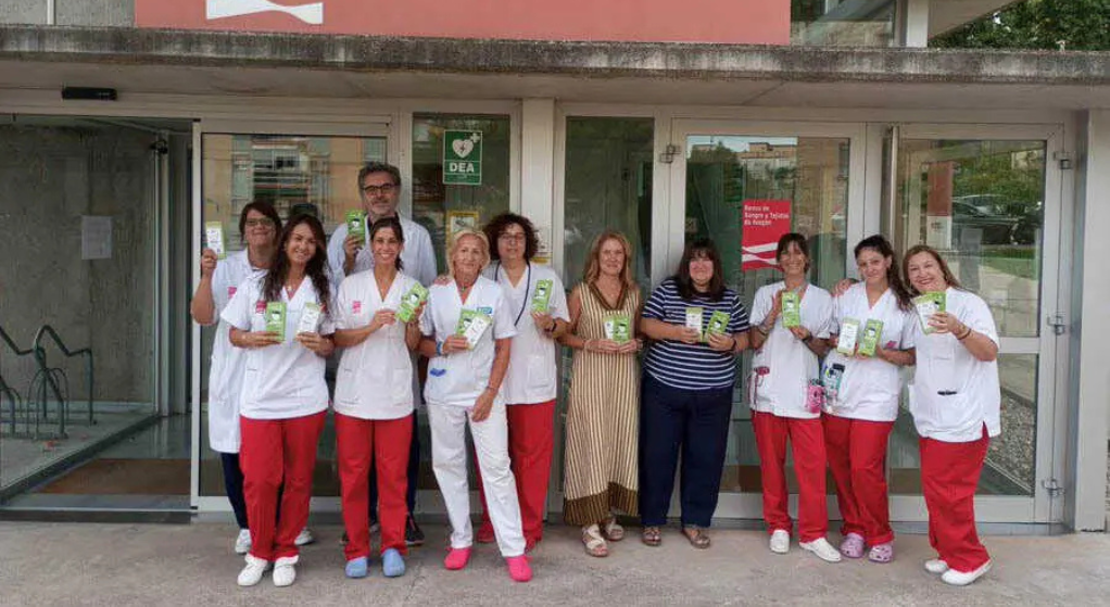 Chocolate contra la ELA: el gesto solidario de los trabajadores del Banco de Sangre de Aragón