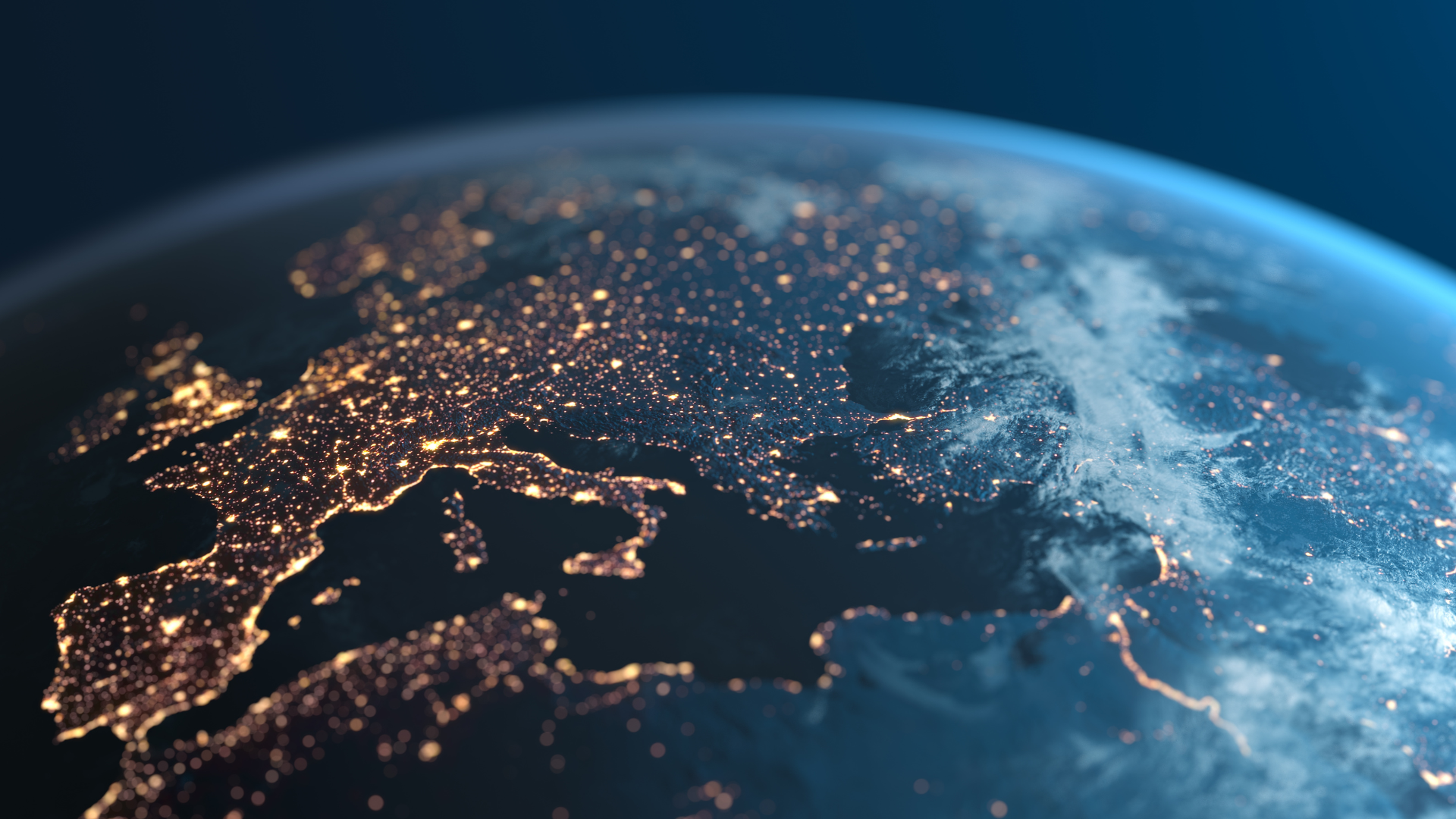 Un viaggio tra le città europee a bordo del satellite WorldView