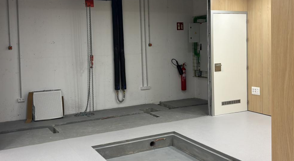 El Gobierno de Aragón culmina la construcción del búnker de radioterapia del nuevo Hospital de Teruel