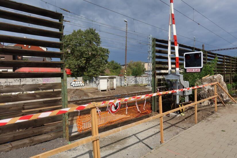 Dočasné priecestie na Radlinského otvoria 1. septembra